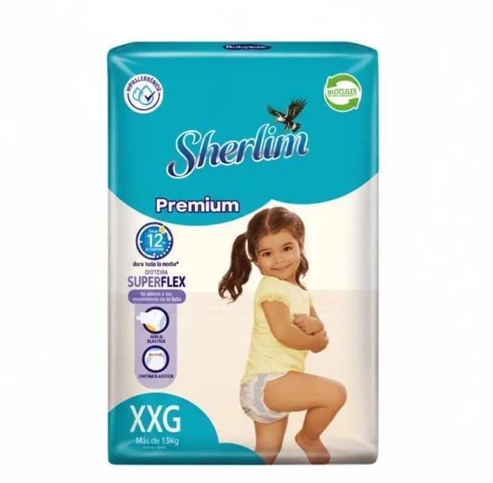 Pañales Sherlim Premium XXG